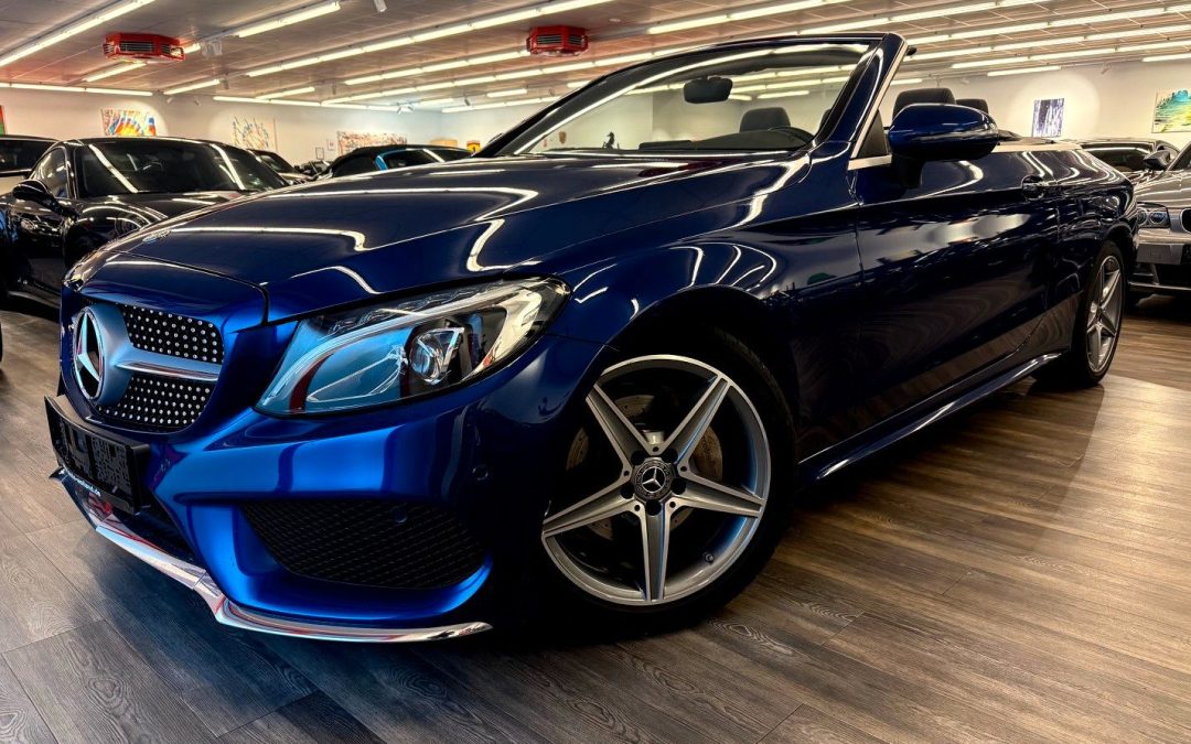Mercedes-Benz C 220 D Cabrio AMG Paket Autom LED Navi Klima 1A