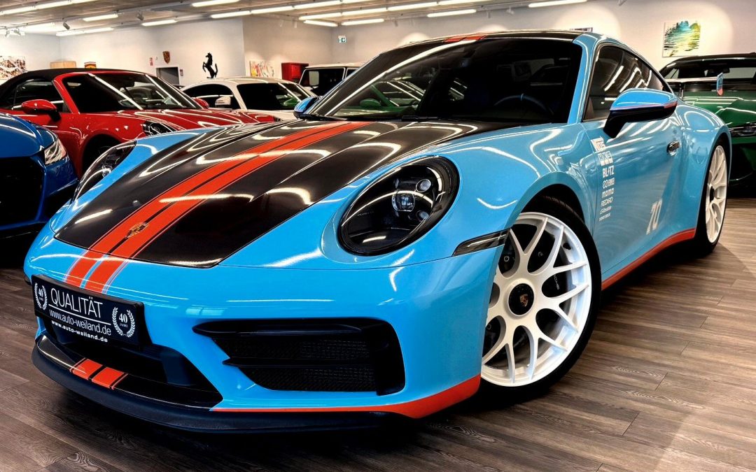 Porsche 992 GTS 1Hand Deutsch Keramik Lift Leder Techart